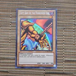 1996 Yu-Gi-Oh! Secret Rare Left Arm of the Forbidden One LCYW-EN305 - Image 2