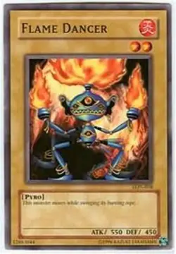 Yugioh! Flame Dancer - LON-058 - Common - 1st Edition Near Mint, English - Image 1