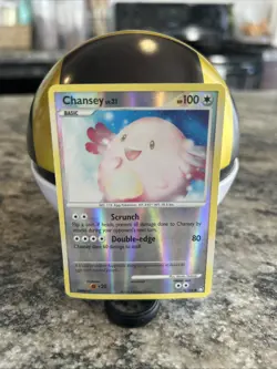 Chansey 76/123 Mysterious Treasures Reverse Holo Pokemon Vintage TCG Card DMG - Image 1