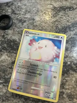 Chansey 76/123 Mysterious Treasures Reverse Holo Pokemon Vintage TCG Card DMG - Image 3