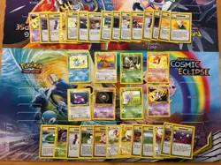 Vintage Pokemon Card Lot WOTC Fire Dragonite Flareon Vaporeon W Stamp Vulpix - Image 1
