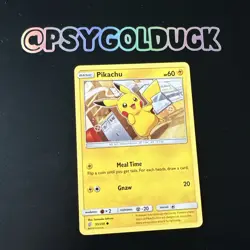 Pokemon Card Pikachu Unified Minds Common 55/236 Near Mint - Image 1