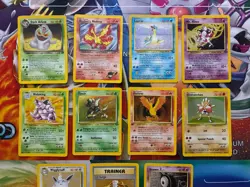 Vintage Pokemon Card Lot WOTC Holo First Edition Etc Fire Moltres Alakazam - Image 3