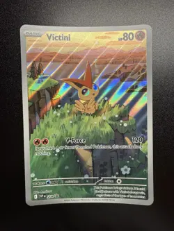 Pokemon TCG Victini Full Art Holo Black Star Promo Card Jumbo - Image 1