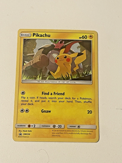 Pikachu SM234 Sm Holo Promotional Pokemon Trading Card - Image 1