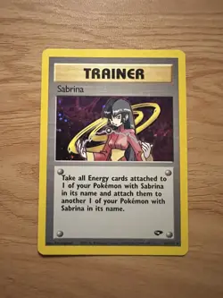 Pokemon TCG WOTC Sabrina Trainer Gym Challenge Holo Card 20/132 - Image 1