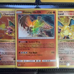 Shining Ho-Oh SM70 - Sun & Moon Promo Shining Legends ETB Shiny Pokemon Card NM - Image 1