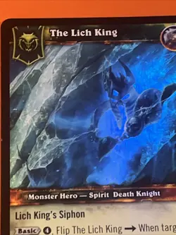 World of Warcraft TCG Timewalkers 28/30 The Lich King Foil LP Card Game - Image 3