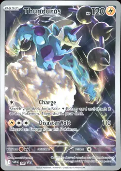 Thundurus 209 Scarlet & Violet Promo Card - Image 1