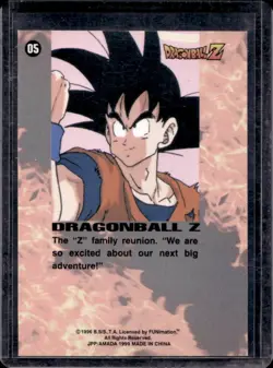 1996 Dragon Ball Z The Z Family Reunion Prism Card #05 - Image 2