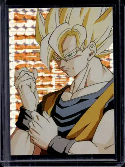 1999 ArtBox Dragon Ball Z Explosive rage! Goku, avenge us all! Prizm Cards #G-1 - Image 1