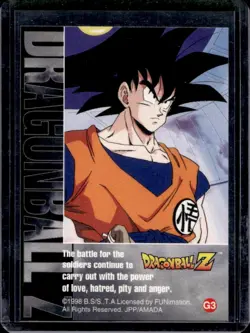 1998 Dragon Ball Z Funimation Krillin Prizm Card #G3 - Image 2