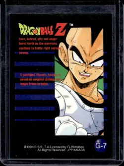 1999 ArtBox Dragon Ball Z A confident Piccolo, having removed Prizm Cards #G-7 - Image 2
