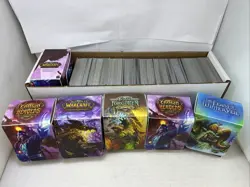 World of Warcraft TCG Trading Card Game Lot 6 Deckboxes & Foils 900+ Cards #ML - Image 1