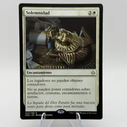 Magic MTG: Solemnidad (Solemnity) - Hour Of Devastation (HOU) #22 (NM) SPANISH - Image 1