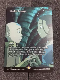 MTG Fabled Passage 0057 Regular (Borderless) Avatar TLE NM - Image 1