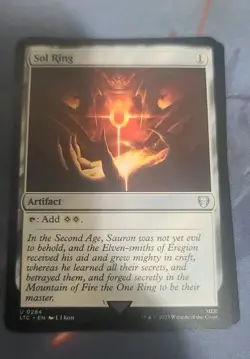 Sol Ring Commander: the Lord of the Rings: Tales of Middle-Earth Regular - Image 1