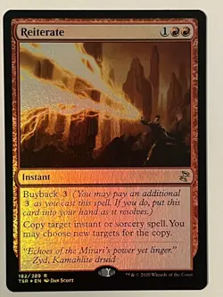 Reiterate Time Spiral: Remastered Foil MTG NM - Image 1