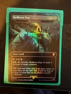 Redhorn Pass - Mouth of Ronom (Surge Foil) Commander: the Lord of the Rings:... - Image 1