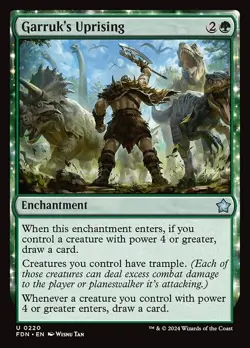 Garruk's Uprising | MTG | FDN | NM |NORMAL | #220 - Image 1