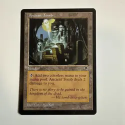 ** Ancient Tomb - Tempest (1997) - Near Mint ** [NM] MTG Magic the Gathering - Image 1