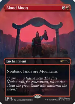 Pre-Sale: Blood Moon (Rainbow Foil) #2288 MTG Secret Lair Drop Avatar - Image 1