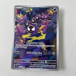 Gastly - 177/162 - Illustration Rare Pokemon Temporal Forces NM - Image 1