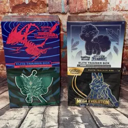 Pokemon New ETB Lot-Darkness Ablaze Silver Tempest Twilight Masq Mega Evolutions - Image 1