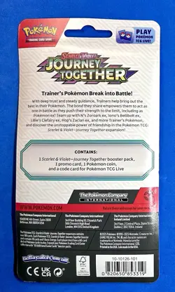 Journey Together Booster Blister Pack Pokemon TCG Factory Sealed Scraggy HOLO 🔥 - Image 2