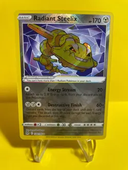 Pokemon TCG: Lost Origin - Steelix Radiant Rare - 124/196 - Image 2