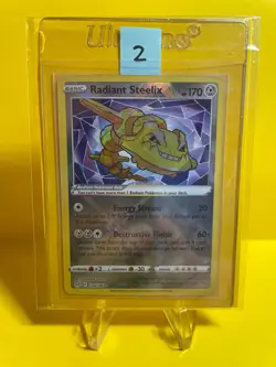 Pokemon TCG: Lost Origin - Steelix Radiant Rare - 124/196 - Image 4