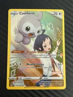 Pokemon TCG Castform Lost Origin Trainer Gallery TG11/TG30 Holo Ultra Rare NM - Image 1
