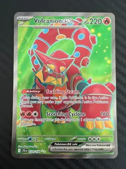 Pokemon TCG Volcanion EX 171/159 S&V: Journey Together Ultra Rare NM - Image 1