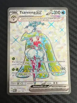 Pokemon TCG Tsareena ex 220/182 Paradox Rift Full Art Rare VLP - Image 1