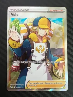 Pokemon TCG Volo (Full Art) Crown Zenith 151/159 Holo Ultra Rare NM - Image 1