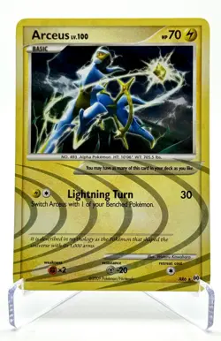 2009 Pokemon TCG Platinum Arceus Lv100 Holo Rare AR6 - Image 1