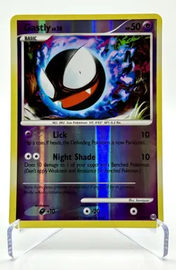 2009 Pokemon TCG Platinum Arceus Gastly Lv16 Reverse Holo 36/99 - Image 1
