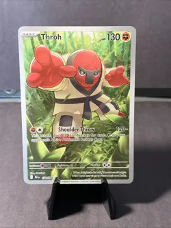 Pokemon TCG Throh Illustration Rare Full Art 128/086 Black Bolt White Flare NM/M - Image 1