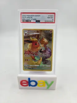Pokemon TCG | Flareon TG01/TG30 Swsh09: Brilliant Stars Holo PSA 8 - Image 1