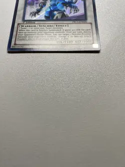 Yugioh Gravity Warrior 1st Edition Secret Rare PRC1-EN020 MP - Image 2