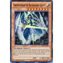 Yugioh! LP Swordsman of Revealing Light - SECE-EN095 - Ultra Rare - 1st Edition - Image 1