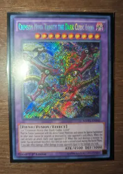 Yugioh! Crimson Nova Trinity the Dark Cubic Lord - MVP1-ENS40 - Secret Rare - 1s - Image 1