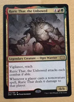 Magic The Gathering RURIC THAR, THE UNBOWED Card, Double Masters - Image 1