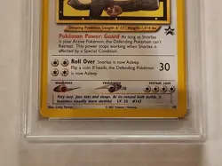 PSA 9 MINT Pokemon League Snorlax Z # 49 WOTC Black Star Promo Card 2002 - Image 3
