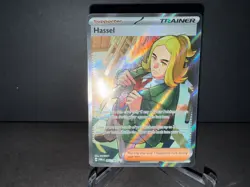 Hassel 205 2024 Pokemon Twilight Masquerade Full Art Trainer Ultra Rare Card NM+ - Image 1