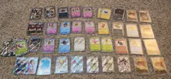 Pokemon TCG Scarlet Violet Paldean Fates Lot Of 60 Cards - Image 1