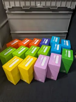 Ultra Pro Cards Solid Color Deck Box for Yu-Gi-Oh! Pokemon Magic TCG CCG - Image 1