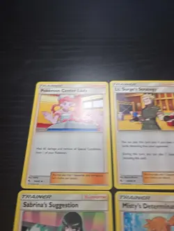Pokemon Card TCG Hidden Fates Trainer Set Misty's Determination Sabrina Giovanni - Image 2