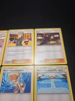 Pokemon Card TCG Hidden Fates Trainer Set Misty's Determination Sabrina Giovanni - Image 4