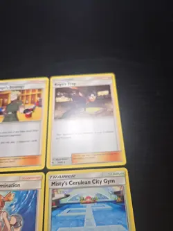 Pokemon Card TCG Hidden Fates Trainer Set Misty's Determination Sabrina Giovanni - Image 5